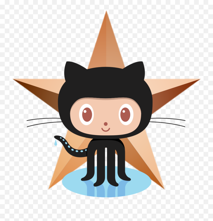 Github Octocat Clipart - Full Size Clipart 787265 Github Octocat Png,Github Logo Png