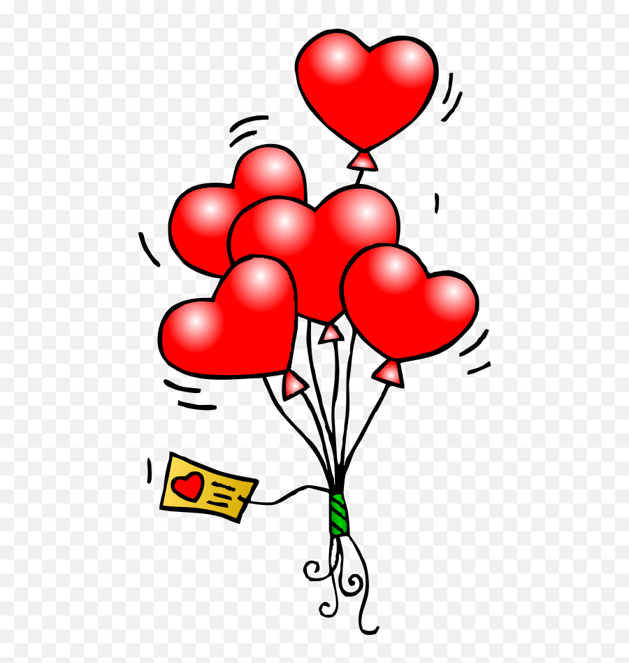 Clipart Balloon Valentines - Day Clipart Png,Valentines Png