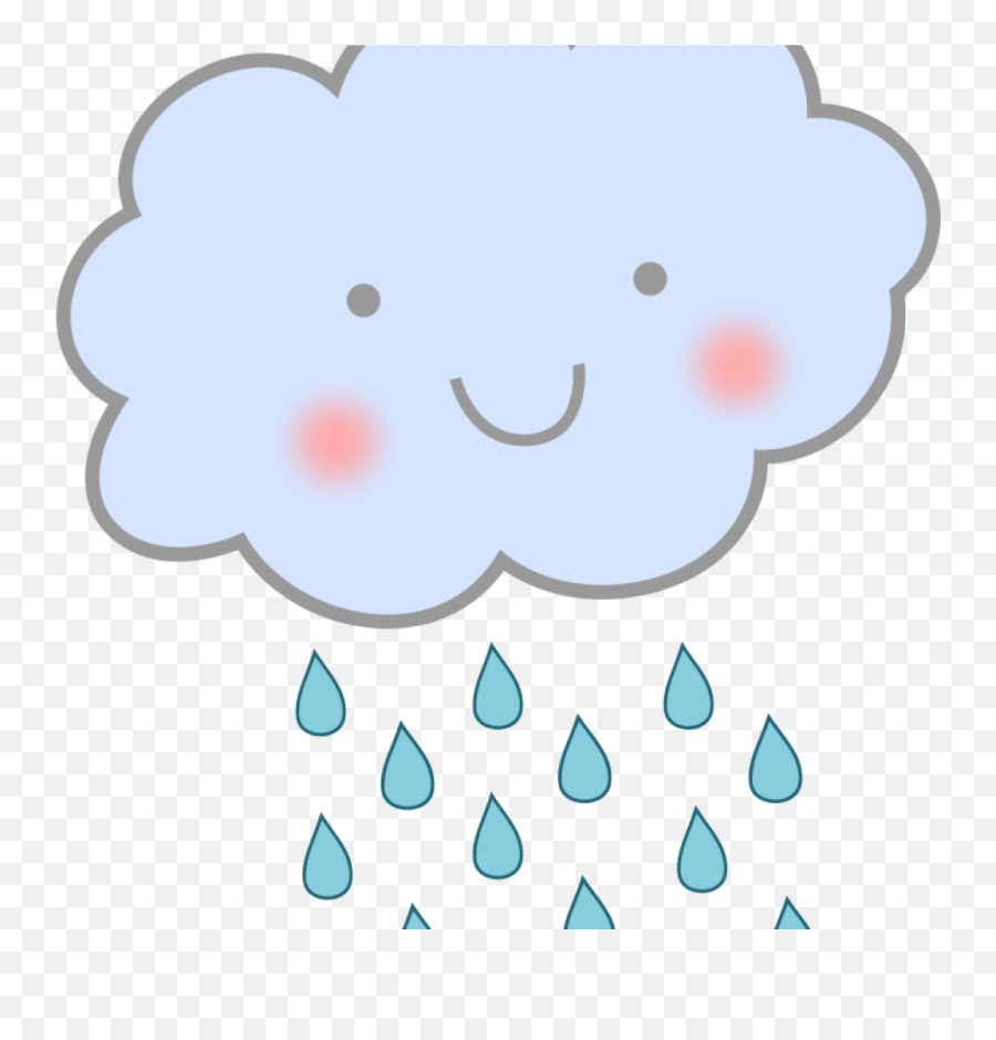 Cartoon Clouds - Rain Cloud Clipart Png,Cartoon Cloud Png