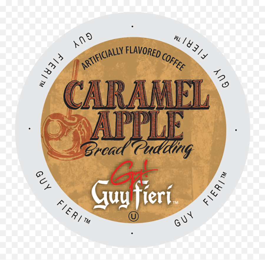 Guy Fieri Caramel Apple Bread Pudding Kcups 96ct - Circle Png,Guy Fieri Png