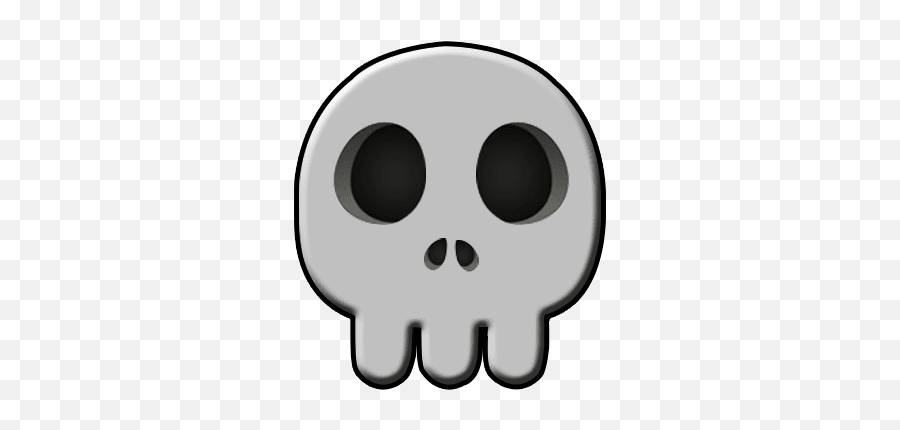 Scary Skeleton Emoji - Clip Art Png,Skull Emoji Transparent