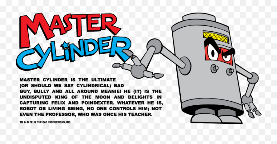 Master Cylinder - Master Cylinder Cartoon Png,Felix The Cat Png