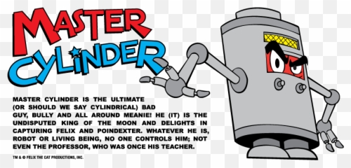 Master Cylinder - Master Cylinder Cartoon Png,Felix The Cat Png