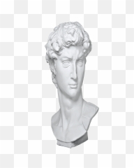 Hd Free Png Vaporwave Statue Image - Vaporwave Head Statue Png,Greek Statue Png