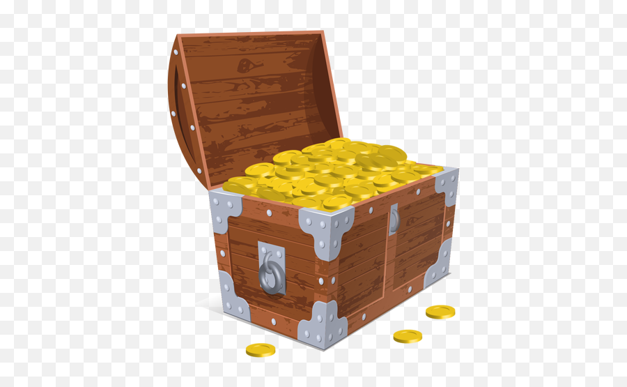 Open Treasure Chest Illustration - Illustration Treasure Box Png,Treasure Chest Transparent