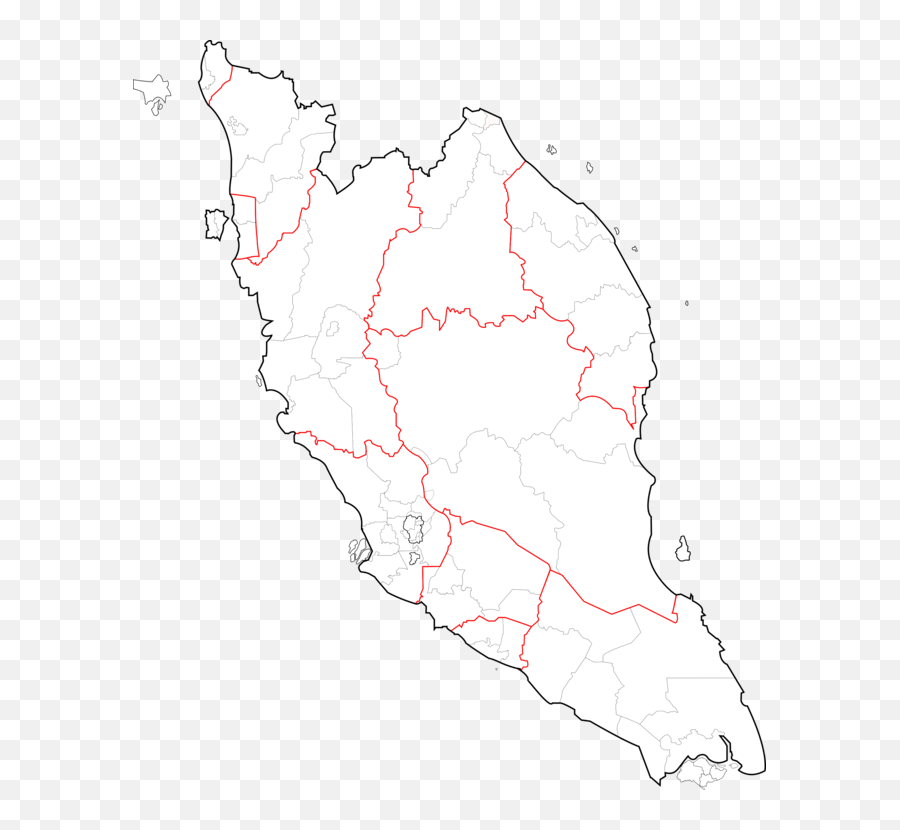 Malaysia Map Clipart Png 3 Image - Peninsular Malaysia Map Vector,Map Clipart Png