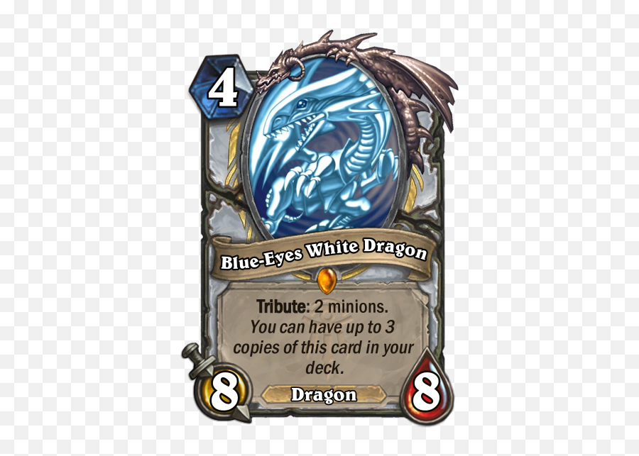 Yu - Gioh Inspired Expansion Fan Creations Hearthstone Hearthstone Jesus Png,Blue Eyes White Dragon Png