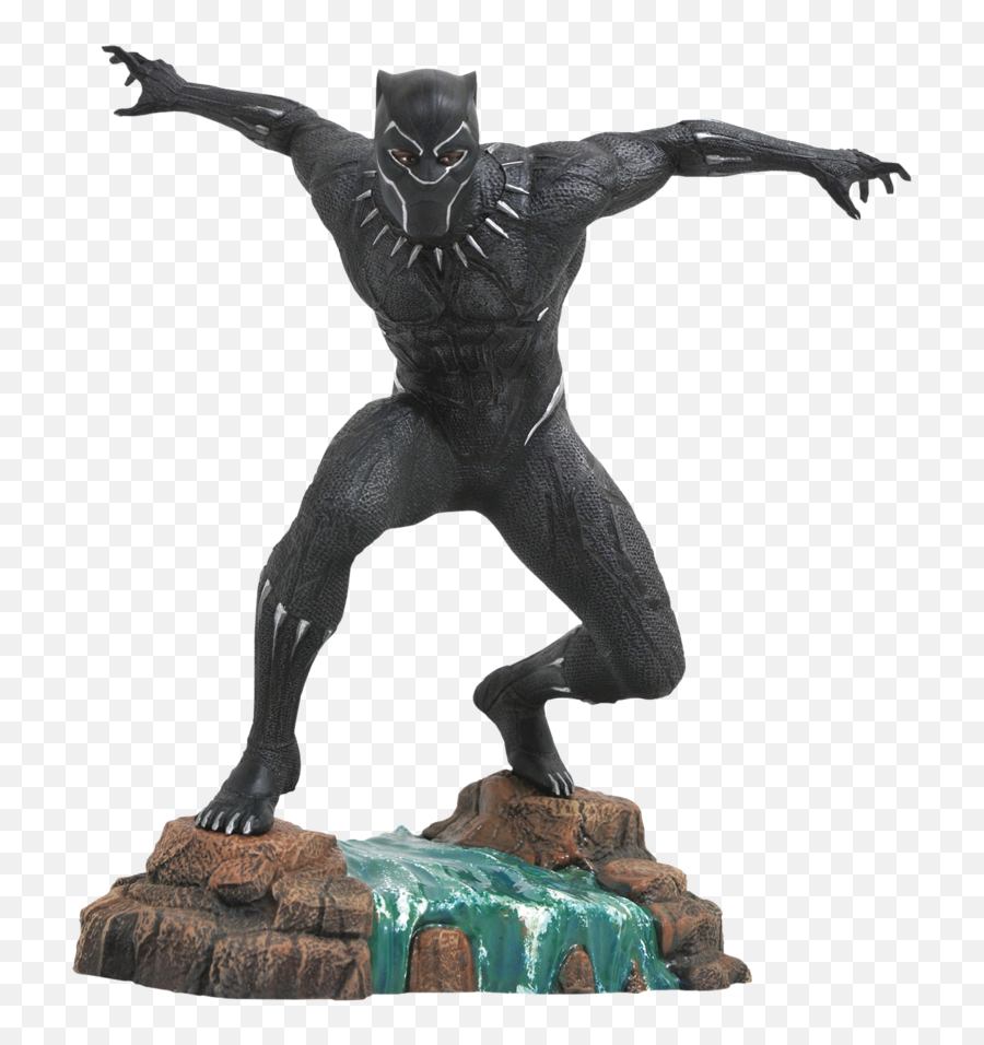 Download Black Panther Pvc Diorama - Marvel Gallery Black Panther Png,Black Panther Png