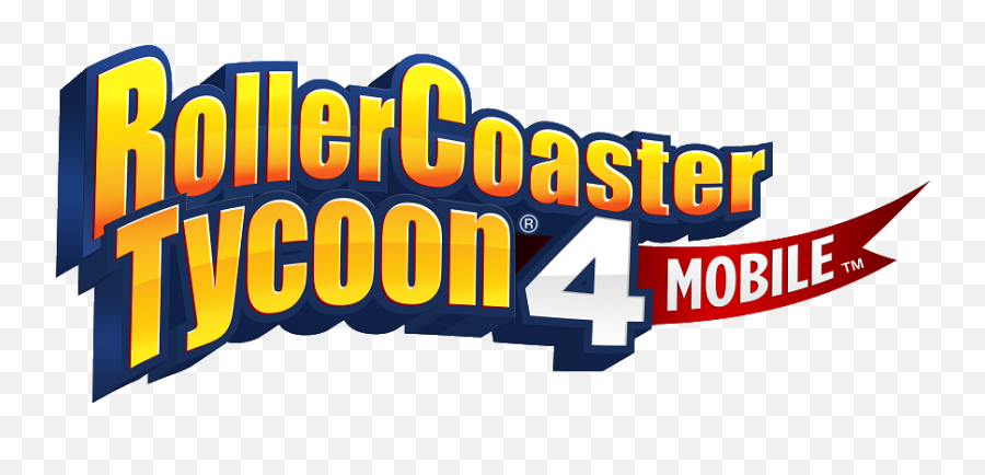 Download Rollercoaster Tycoon 4 Mobile Logo - Roller Coaster Rollercoaster Tycoon 4 Mobile Logo Png,Rollercoaster Png
