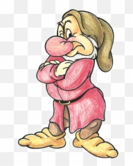 Grumpy Snow White Dwarf Download Png - Snow White Grumpy Drawing,Grumpy Png