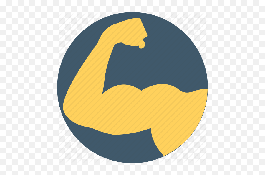 Biceps Fitness Muscle Muscular Arm - Muscle Flat Icon Png,Strong Arm Png