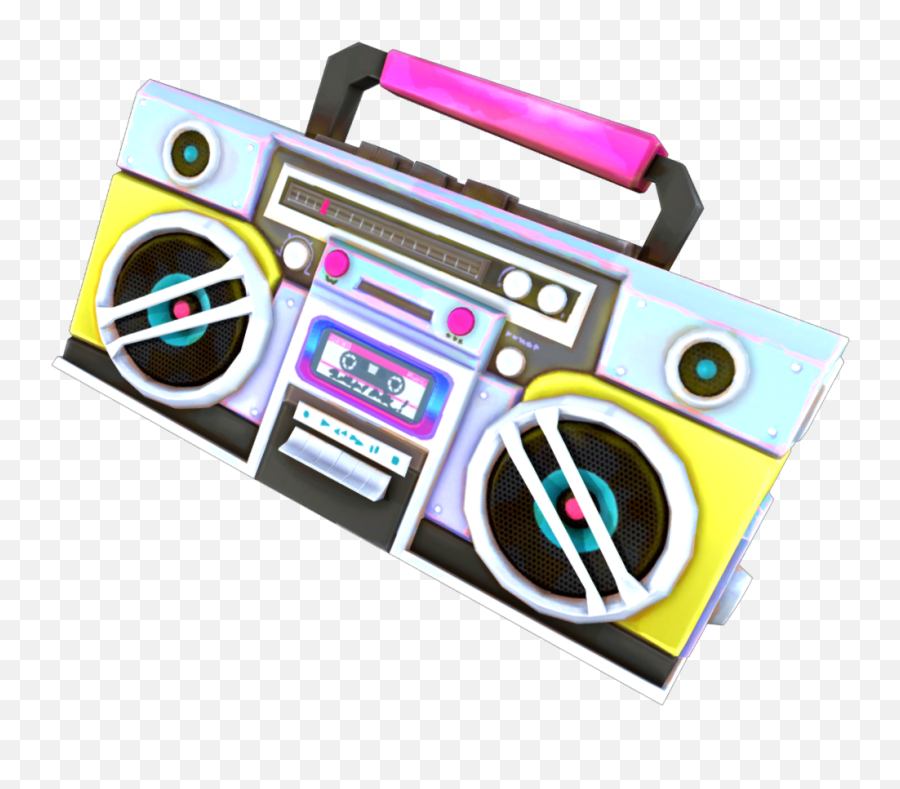 Fortnite Boombox Back Bling - Cartoon Boombox Transparent Png,Boombox Png