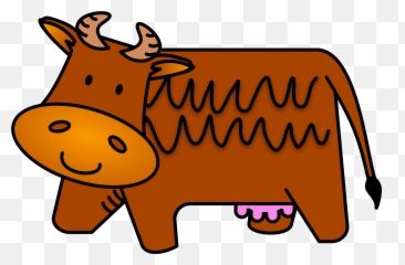 Brown Cow Clipart Png - Free Clipart Cow Brown,Cow Clipart Png