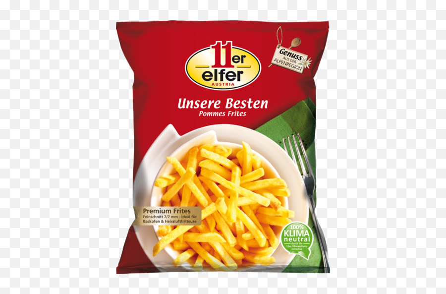 11er Selection Product Variety - 11er Pommes Png,French Fries Transparent