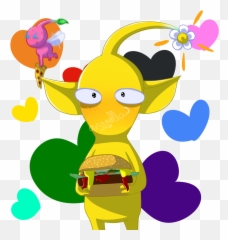 Download Finally Some Pikmin Art Got Inspired After - Pink Pikmin Png,Pikmin Png
