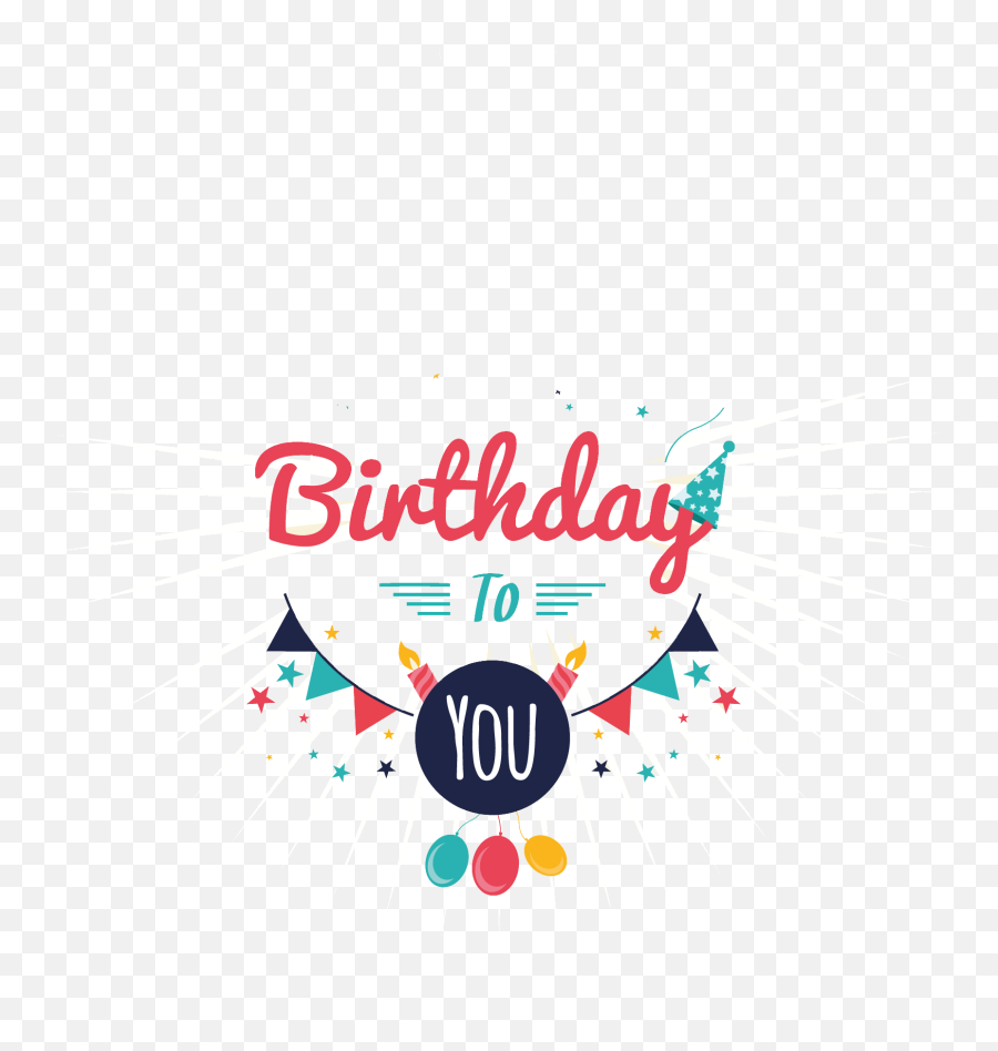 Happy Birthday Calligraphy Png File - Graphic Design,Happy Birthday Logo