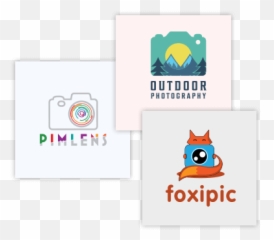 Custom Photography Logo Design - Horizontal png