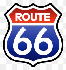 Best Route 66 Car Related Attractions - Sign Outline png