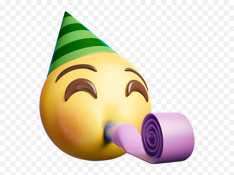 Emoji Smiley Party - Smiley Party Png,Party Emoji Png