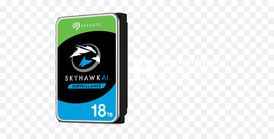 Skyhawk Surveillance Hard Drives - Seagate Skyhawk 18tb Png,Seagate Logo