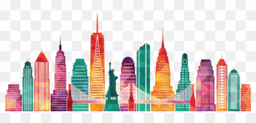 Hustle Dance Revival - City Skyline New York Transparent png