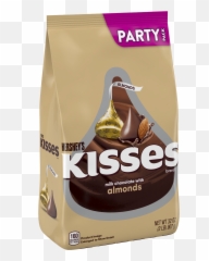 Almonds Candy Party Bag 32 Oz - Chocolate png