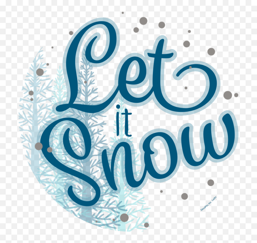 Winter Wonderland Let It Snow Edible - Let It Snow Png Transparent,Winter Wonderland Png