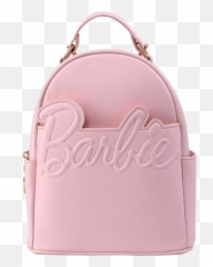 Faux Leather Convertible Mini Backpack - Loungefly Barbie Convertible Mini Backpack Png,Barbie Iron On Logo