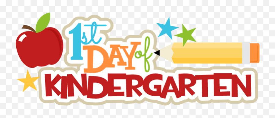 Download Hd 1st Day Of Kindergarten Svg - 1st Day Of Kindergarten Png,Kindergarten Png