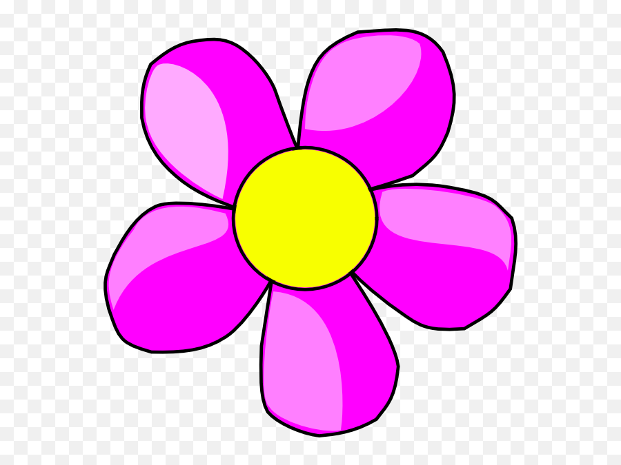 Purple Flower Clip Art - Flower Clipart Png,Purple Flower Transparent