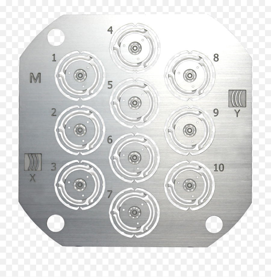 Stainless Steel Etched Button Spring Plate - Pei Etched Metal Mm Png,Metal Spring Png