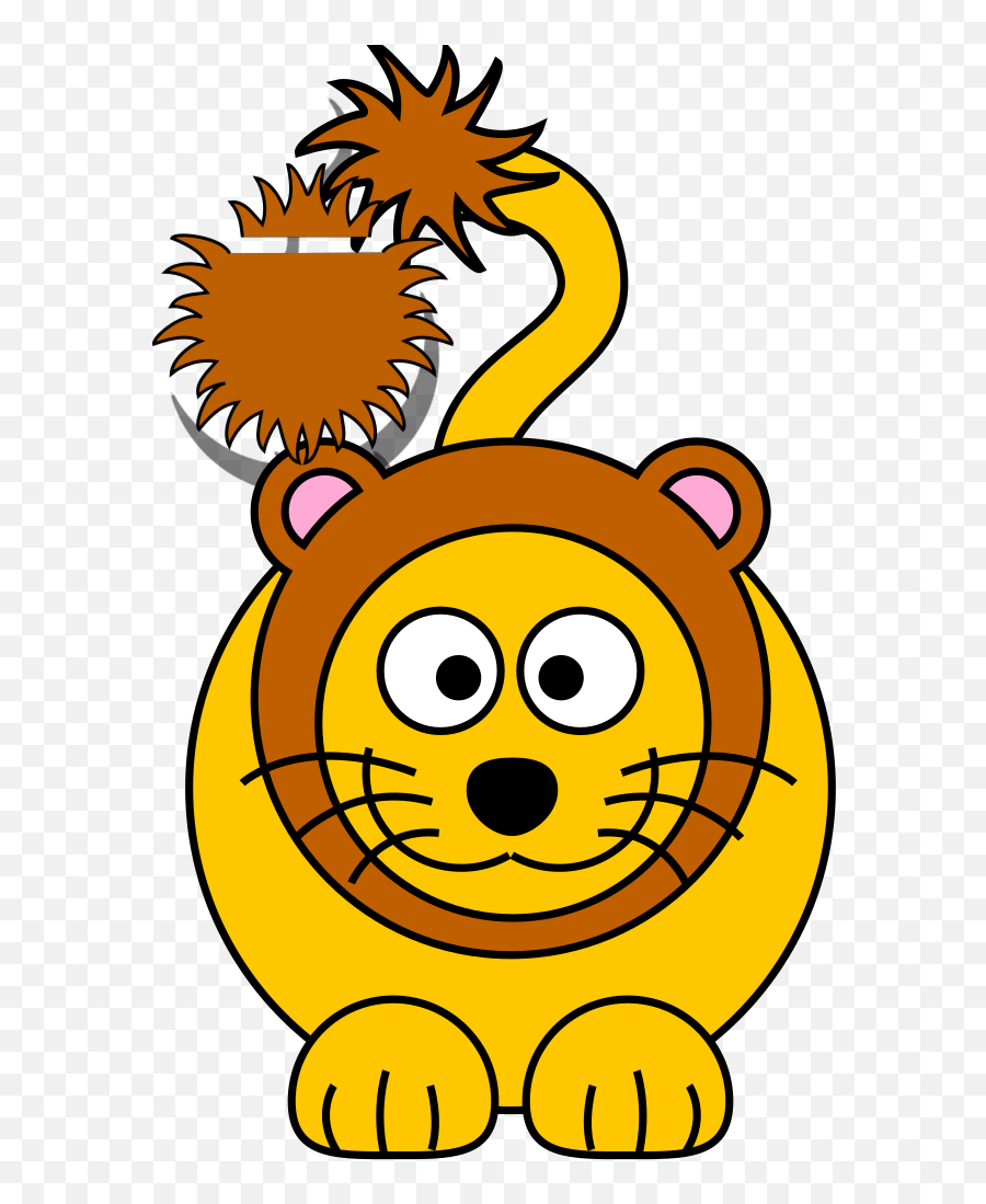 Cartoon Golden Lion Png Svg Clip Art For Web - Download Cartoon Lion Clipart,Lion Cartoon Png