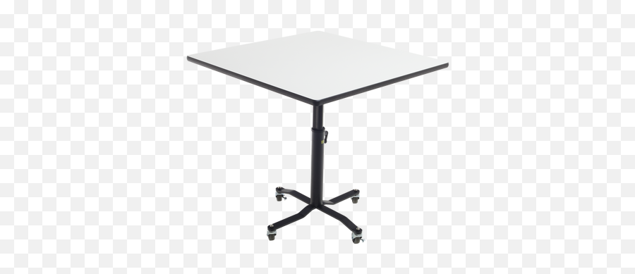 Amtab Cbsq42 Mobile Ez Tilt Square Cafe Table 42 Inch Diameter Adjustable Height - Solid Png,Cafe Table Png