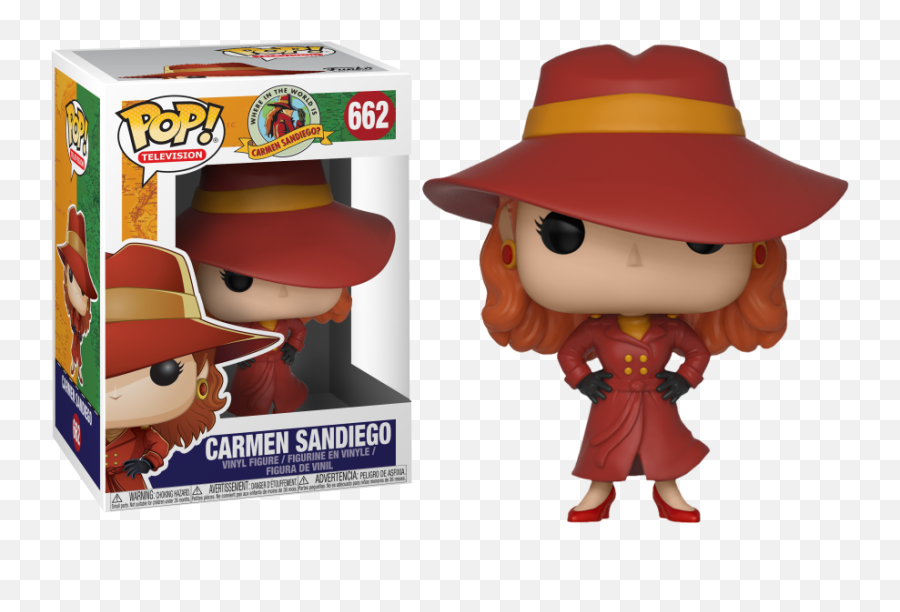 Carmen Sandiego Diamond Glitter Pop - Funko Pop Carmen Sandiego Png,Carmen Sandiego Logo