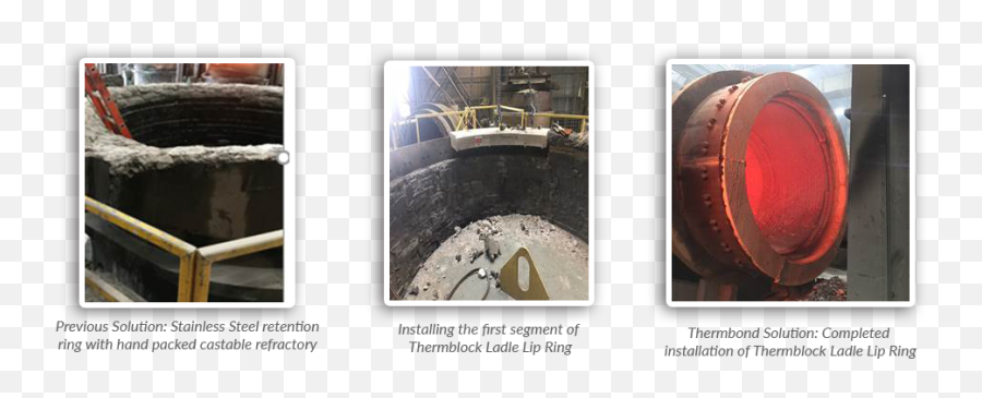 Ladle Lip Rings In Steel Industry - Ladle Lip Png,Lip Ring Png