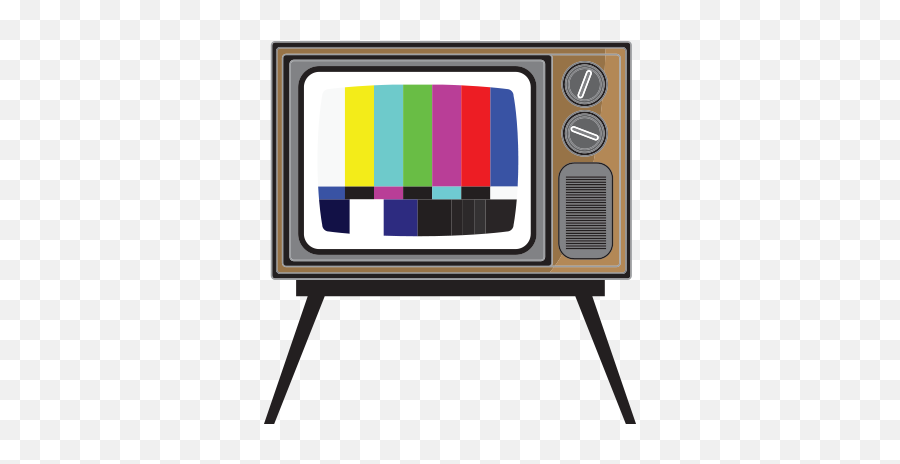 Retro Tv With Test Picture Free Vector - Old Tv Clipart Png,Retro Tv Png