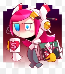 Overworked Art By Chivi - chivik on Tumblr Kirby Susie png