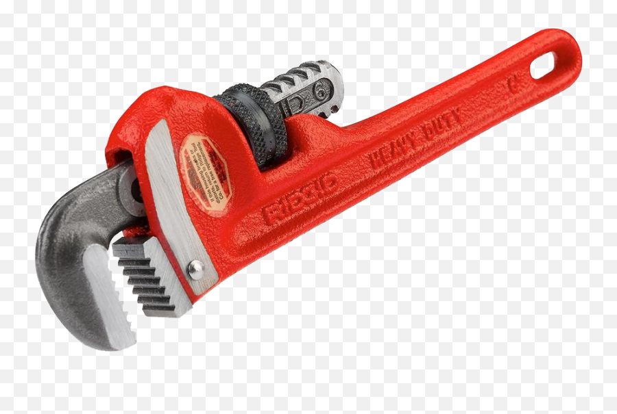 Pipe Wrench No Background - Ridgid 14 Pipe Wrench Png,Wrench Transparent Background