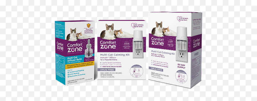 The 1 Brand In Cat And Dog Behavior Management Comfort Zone - Cat Treat Png,Cat Icon For Facebook