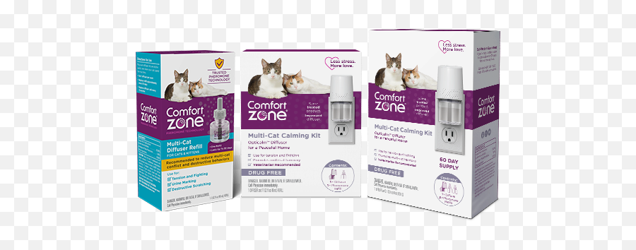 The 1 Brand In Cat And Dog Behavior Management Comfort Zone - Cat