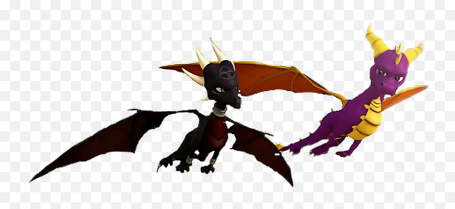 Spyro Cynder Dawnofthedragon - Sticker By Glaceon Dragon Png,Spyro Png
