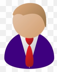 Person Icon Purple Svg Vector Clip Art - Business Clipart png