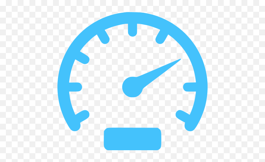 Caribbean Blue Speedometer Icon - Free Caribbean Blue Speed Speedometer Png,High Icon