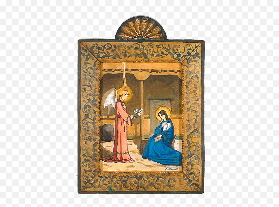 0 - All Saints U2013 Page 5 U2013 Lynn Garlick Retablos Picture Frame Png,Icon Of Annunciation