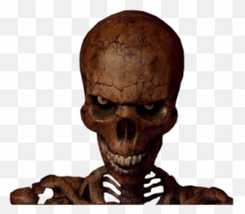 Scary Skull Halloween Transparent Png - Clipart Scary Skeleton Png,Horror Transparent