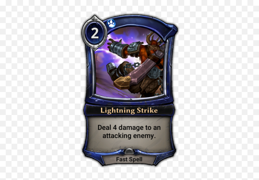 Lightning Strike Eternal Card Game Wiki Fandom - Entangling Vines Png,Lightning Strike Png
