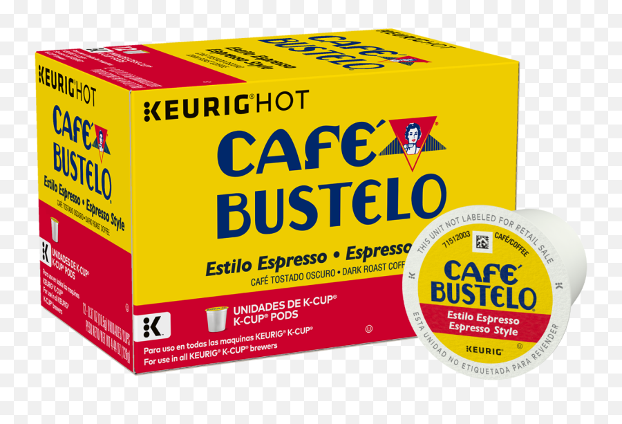 Café Bustelo Espresso Style K - Cup Pods For Keurig Kcup Cafe Bustelo Png,Keurig 8 Oz Icon