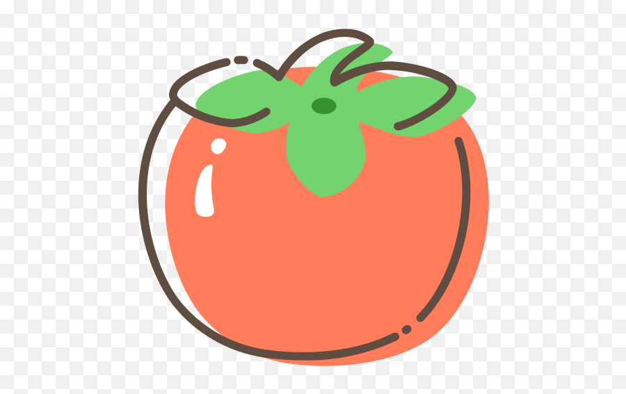 Persimmon Vector Icons Free Download In Svg Png Format - Fresh,Fresh Produce Icon