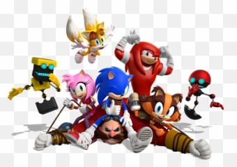 Sega Sonic Boom Character Art Portfolio - Season 2 Volume 1 Dvd png