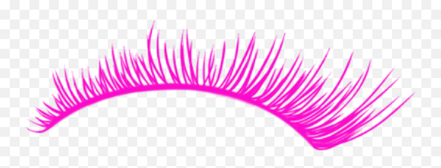 Eyelashes Clipart Pink - Transparent Eyelashes Png,Eyelash Png